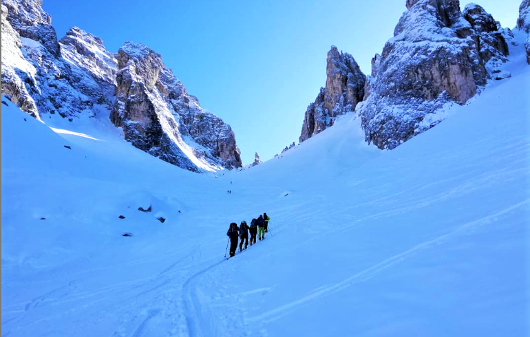 Sci alpinismo Cadore Dolomiti