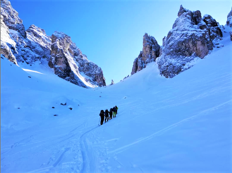Sci alpinismo Cadore Dolomiti